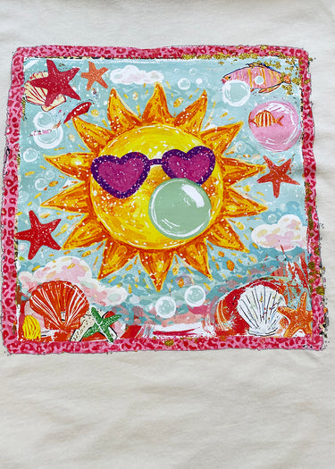 TRANSFER SUN BLOWING BUBBLES