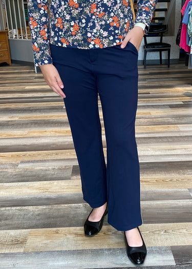 PANT *MISSY* STRAIGHT LEG PULL ON 2 COLORS