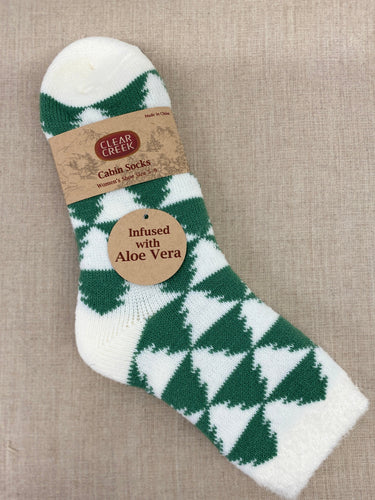 SOCKS CHRISTMAS ALOE INFUSED