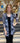 JACKET *MISSY* COLORFUL OPEN LONG PRINT MESH