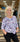 TOP *MISSY* PURPLE PLUM BLACK DEBUT NOW PASLEY 3/4