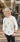 TOP *MISSY* GLITTER ROSES 3QTR CREW NECK