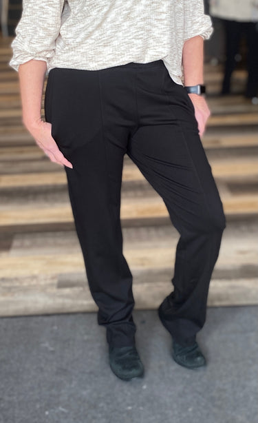 PANT *MISSY* BLACK BEAUTY PONTE PULL ON