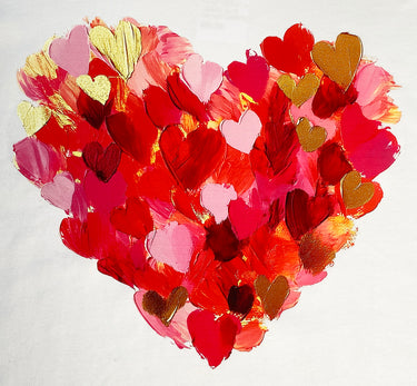 TRANSFER BRUSHSTROKES HEART