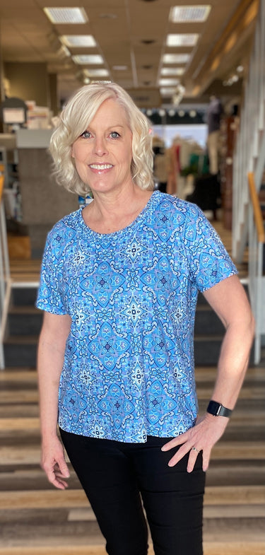 TOP *PETITE* SOUTACHE NECK 2 COLORS