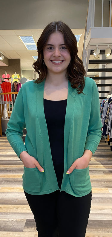 CARDI SHAWL OPEN FRONT