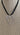 NECKLACE SILVER HEART ON CORD