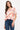 SHIRT *MISSY* IVORY CORAL BERRY FLORAL PULL OVER