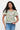 TOP *MISSY* IVORY GREEN POM POM CROCHET