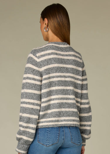 CARDI *MISSY* LIGHT GREY ECRU OPEN FRONT PATCH POCKET