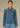JACKET *MISSY* MEDIUM BLUE W/CURVED SEAMS & HIDDEN SNAPS