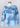 SWEATER *MISSY* LIGHT BLUE CAMO PRINT LONG SLEEVE