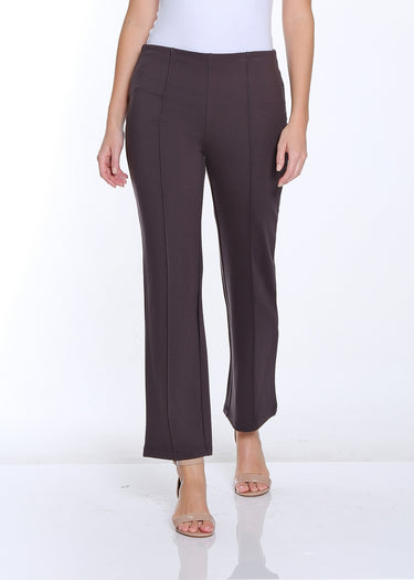 PANT *PETITE* PONTE PINTUCK FLARE