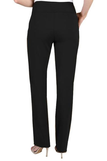 Petite Wide Band Pull On Relaxed Leg Pants