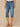 “Ab”solution® Mid-Rise Mid Blue Artisanal Fray Hem Petite Skimmer Jean