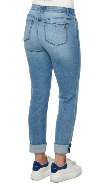 "Ab"solution® Blue Denim Girlfriend Jean