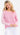 TOP *MISSY* PINK STRIPED RAGLAN TEXTURED