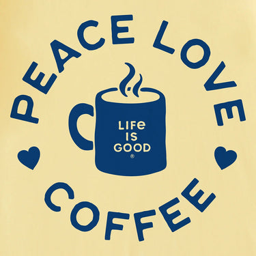 CRUSH *MISSY* SANDY YELLOW SS PEACE LOVE COFFEE