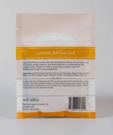 1OZ GREEK BREAD DIP
