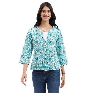 JACKET MISSY ELSIE REVERSIBLE 3/4 SLEEVE
