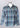 SHIRT *MISSY* GREEN NAVY PLAID 1PKT LS