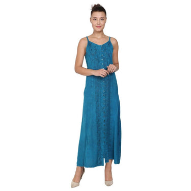 DRESS *MISSY* BOHO ACID WASH