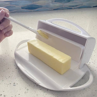 IVORY BUTTER DISH