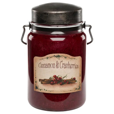 26OZ CINNAMON & CRANBERRY CANDEL