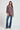 TOP *MISSY* MAROON LIZZY 3/4 SLEEVE RELAXED FIT