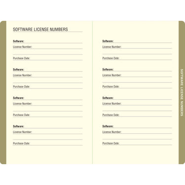 MIDNIGHT FLORAL PASSWORD BOOK