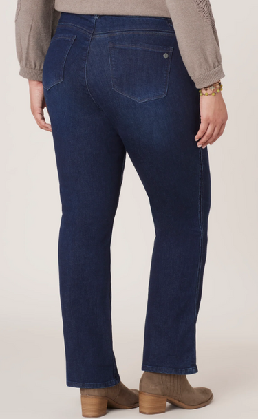 "Ab"solution® Indigo Itty Bitty Bootcut Plus Jeans